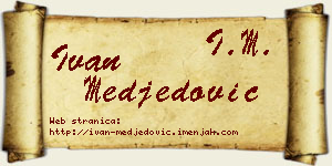 Ivan Međedović vizit kartica